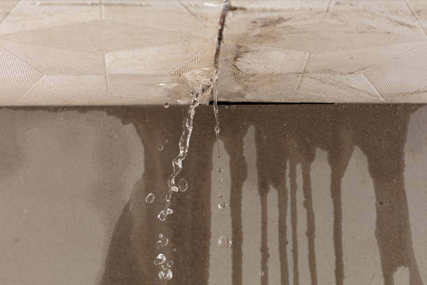 Professional Water Damage Inspection technician working in Cost, TX